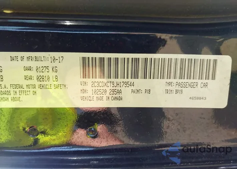 2018 Dodge Charger R/T from USA, damaged, VIN 2C3CDXCT9JH179544